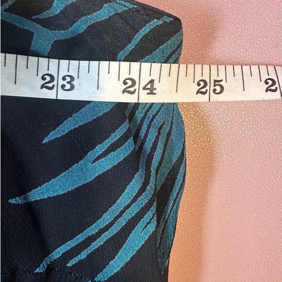 Eva Blue Plus Dress Size 18 Black Blue Tropical Beaded Midi Y2K Whimsygoth Fairy - Picture 10 of 11